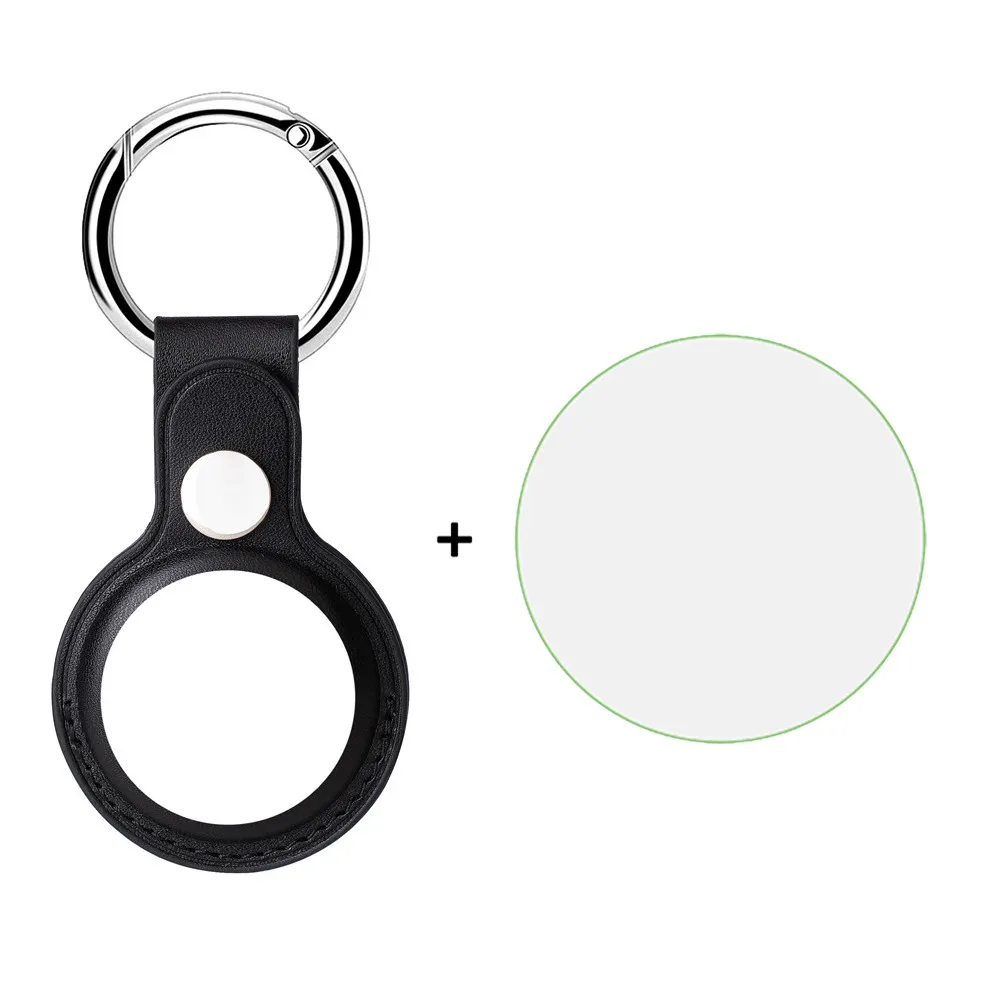 2020 new For AirTags Cover  Leather Protection Anti-Lost Protective Case For Apple Locator Tracker Cover 