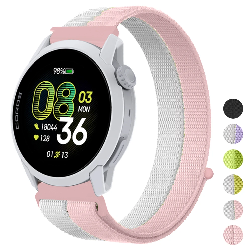 Nylon Loop Braided Watch Strap, 20mm 22mm Wrist Band Bracelet