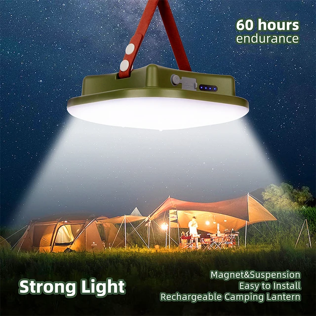 Portable Telescoping LED Lantern – Moss and Fog