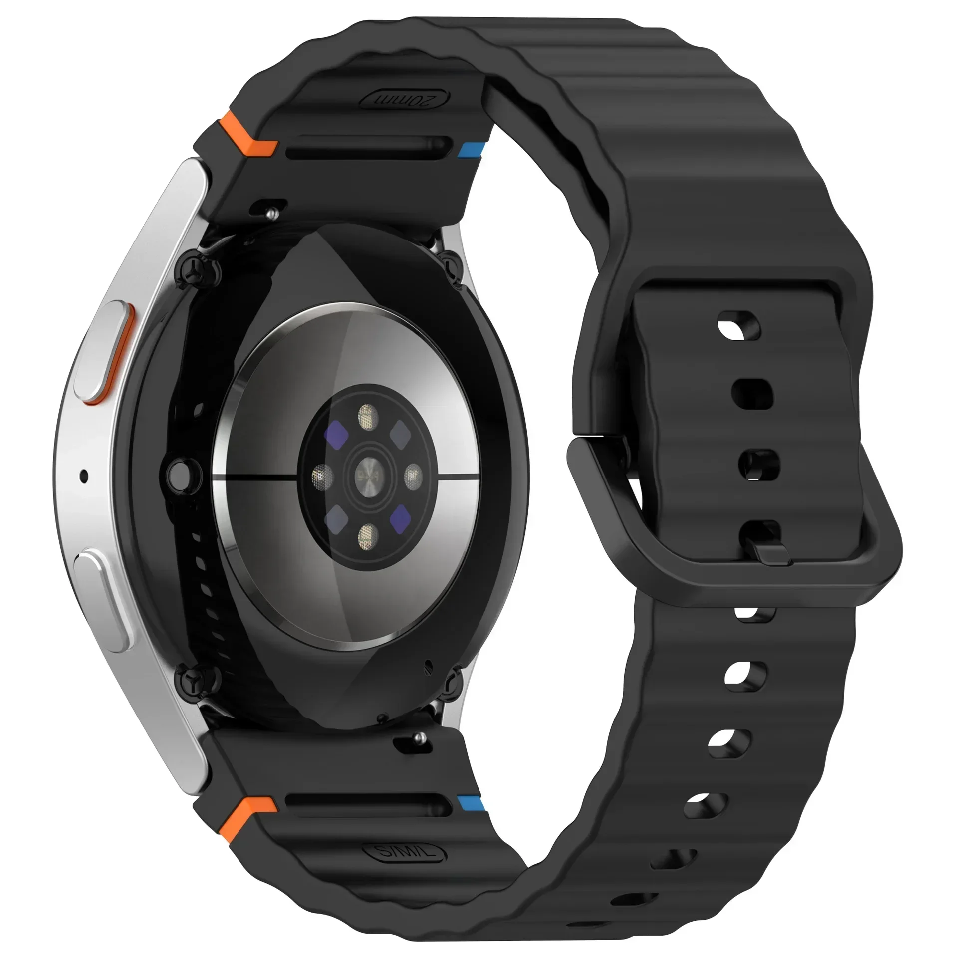Enhanced Sport Silicone Watch Strap - Original Wristband for Samsung Galaxy Watches