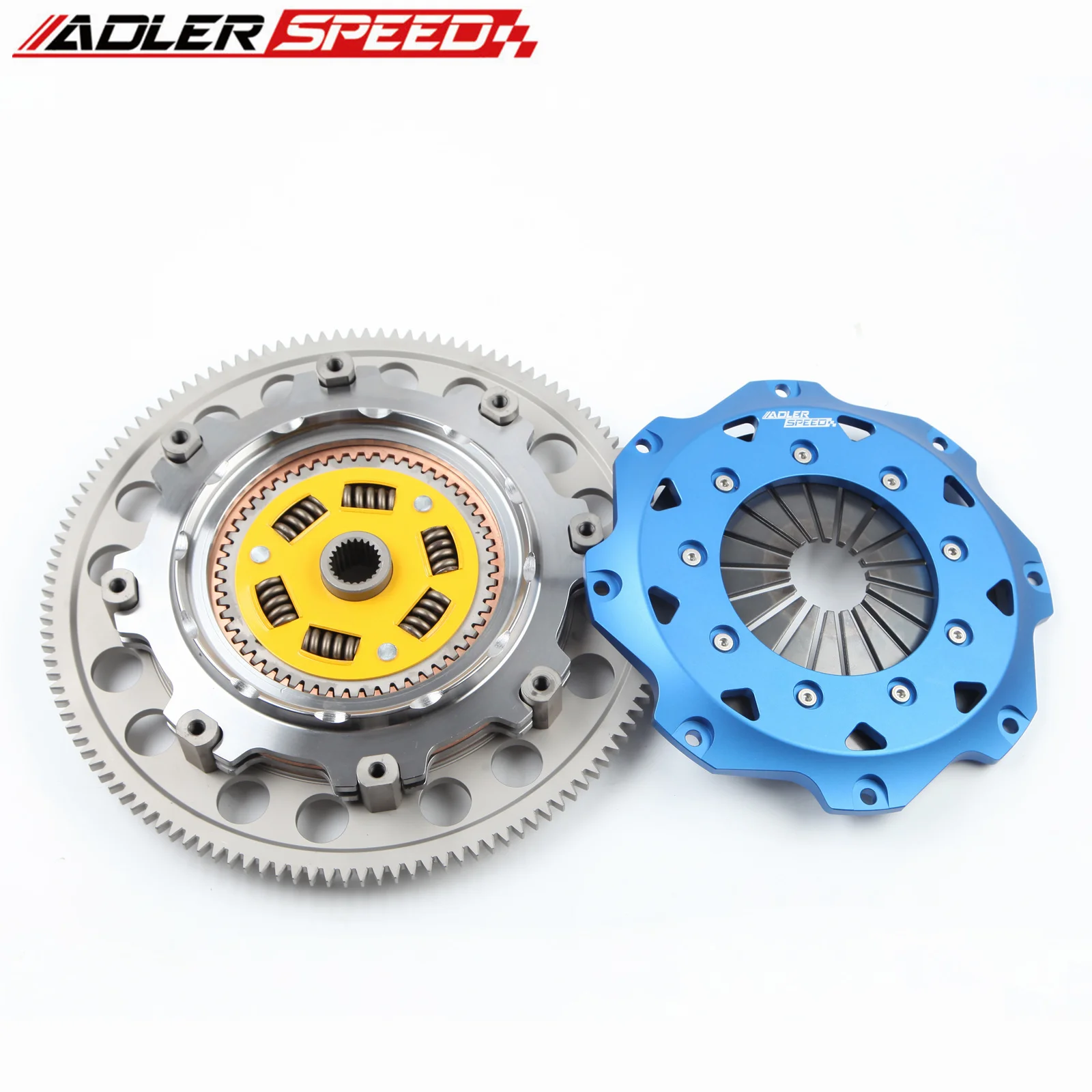 ADLERSPEED 8.5인치(215mm) 스프링 클러치/레이싱 클러치 트윈 디스크 키트 (2004-2011 마쓰다 RX-8 1.3L 13BMSP용)