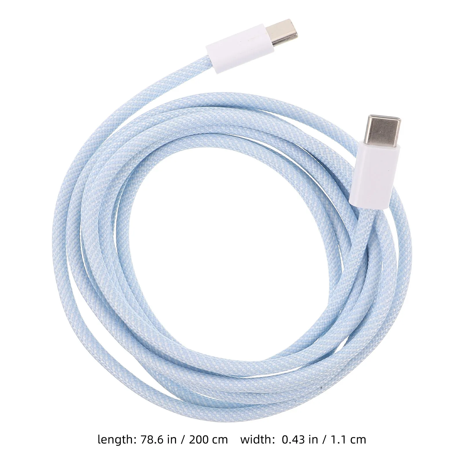 Type-C 브레이드 데이터 케이블 고속 충전 안전하고 안정적인 휴대폰 충전기 고속 USB C 케이블 긴 유연한 충전 도구