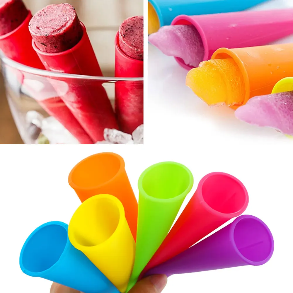 Silicone world Summer Popsicle Maker Lolly Mould DIY Food-Grade Silicone Ice Cream Mold Ice Lolly Cube Mould Kitchen Gadgets