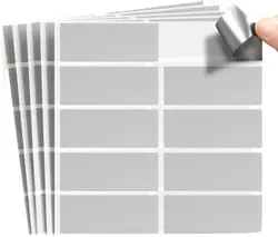 Scratch Off Stickers - 50pcs Rectangle Self - Adhesive for DIY Projects, Rewards, and Raffles (50pcs set)
