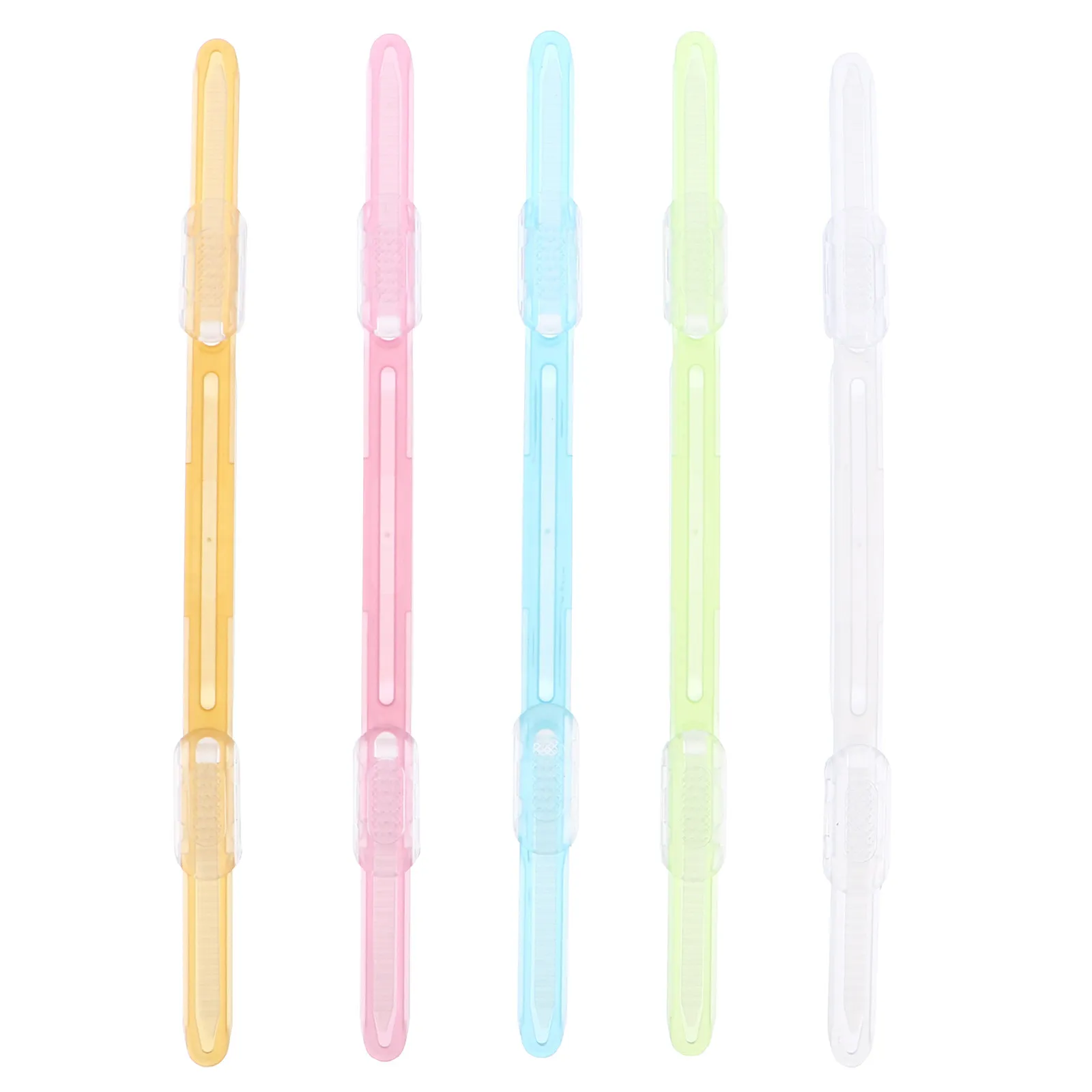 1 세트 플라스틱 제본 클립 강력한 클램프 루스 리프 바인더 클립 문구 사무실 ..