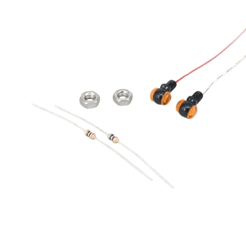 Outline Marker Lamps Clearance LED Lights for 1/14 Tamiya RC Truck Tractor SCANIA MAN TGX Actros  Tamiya LESU Truck 5