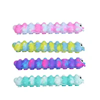 Caterpillar, Magic Sucker Toy, Puzzle Decompression Silicone Magic Sucker Toy, Soothing Stress Emotions 1