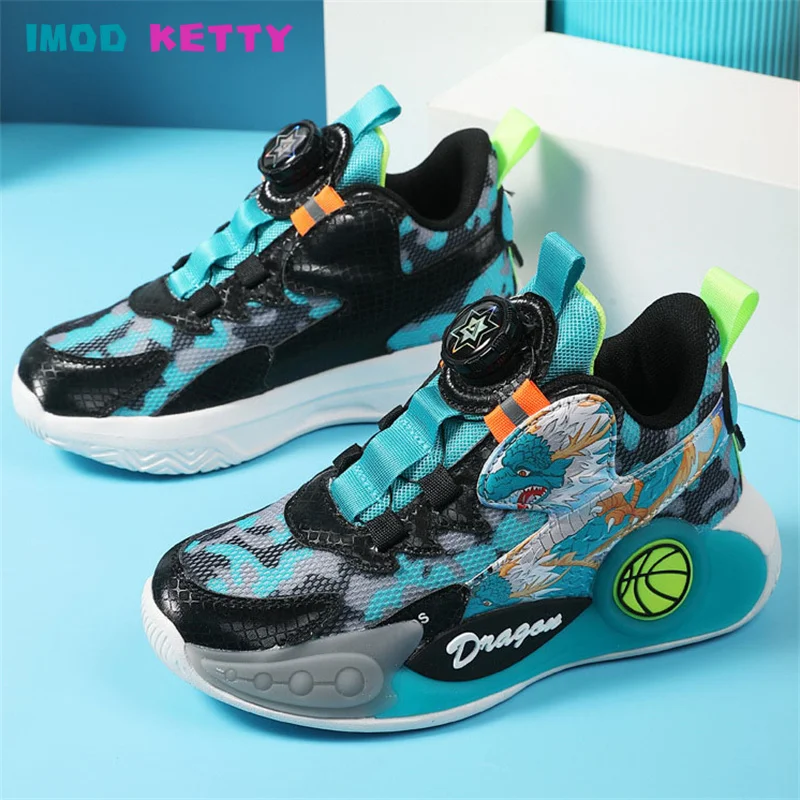 Basketball Shoes For Boys 2023 Summer New Style Leather Breathable Anti-Slipper Sole Sports Tennis Running Footwear Trend - AliExpress