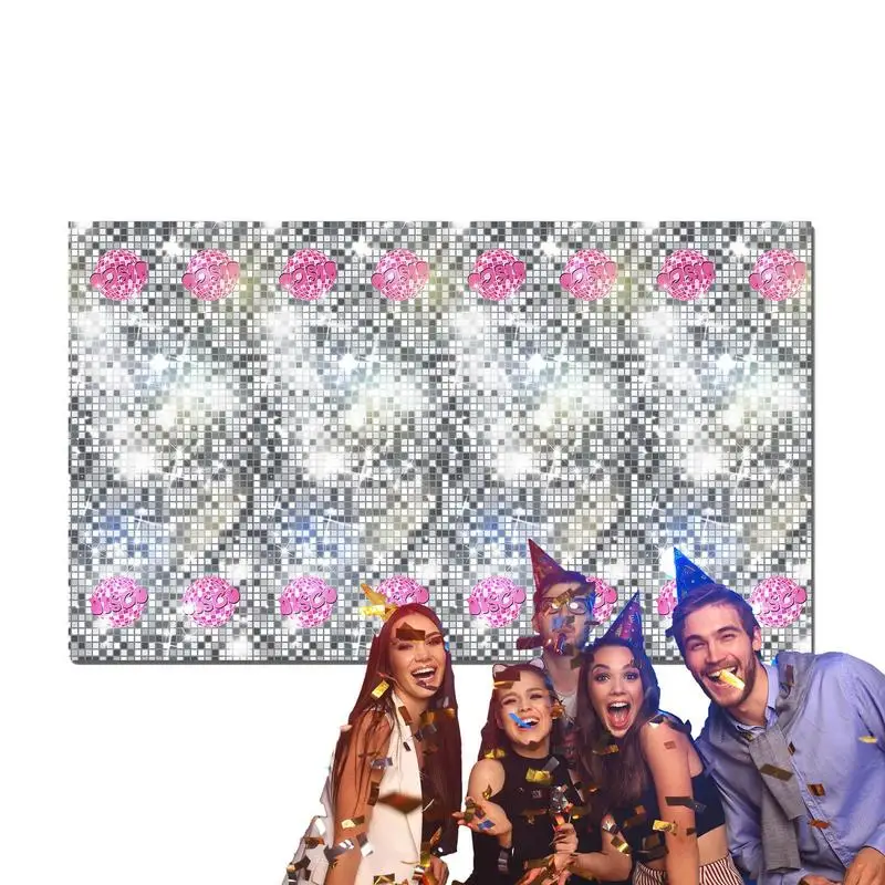 

Скатерть для дискотеки, водонепроницаемая, с рисунком в виде дискотеки