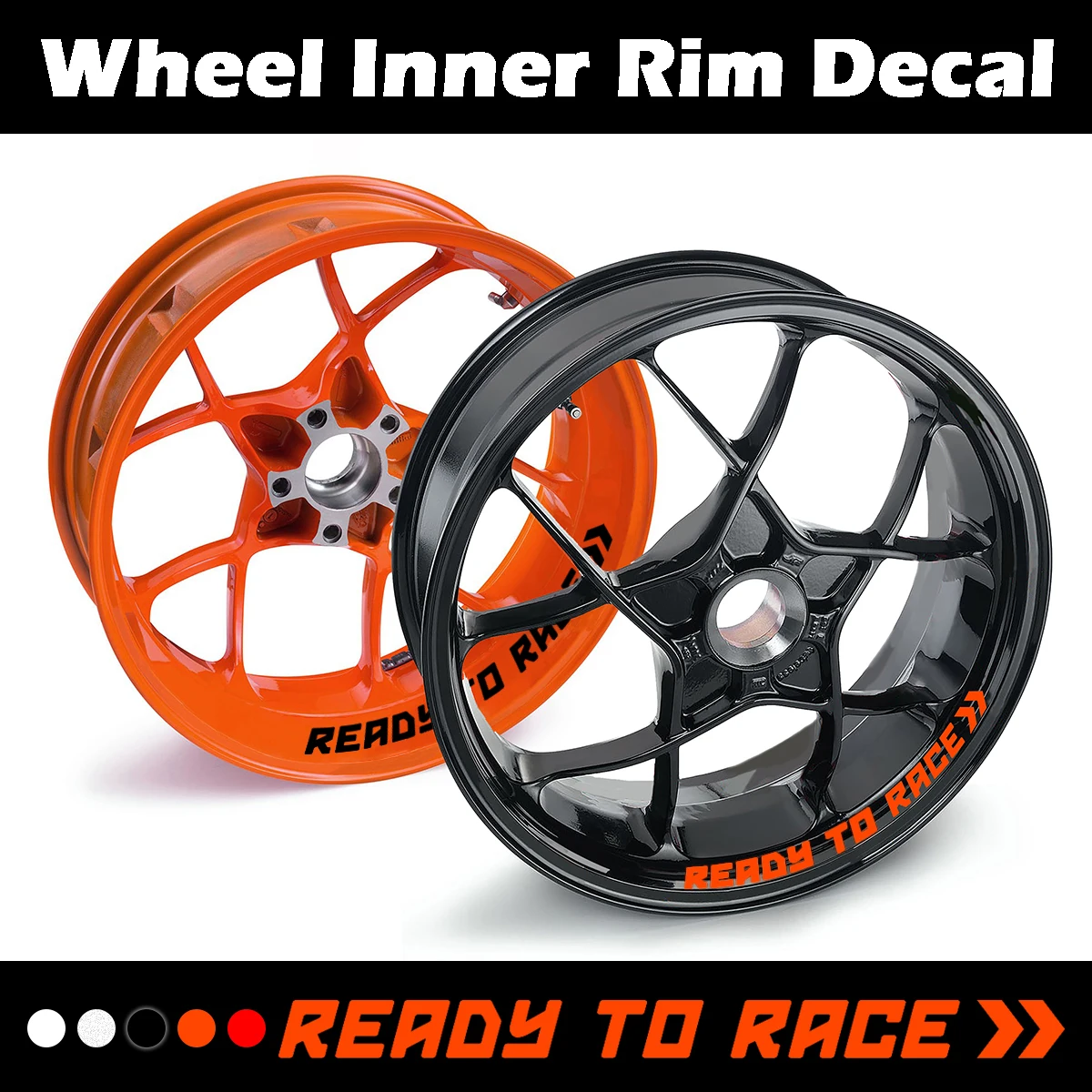 Reifenventilkappen Orange - CNC Aluminium Für KTM Duke/Adventure Modelle