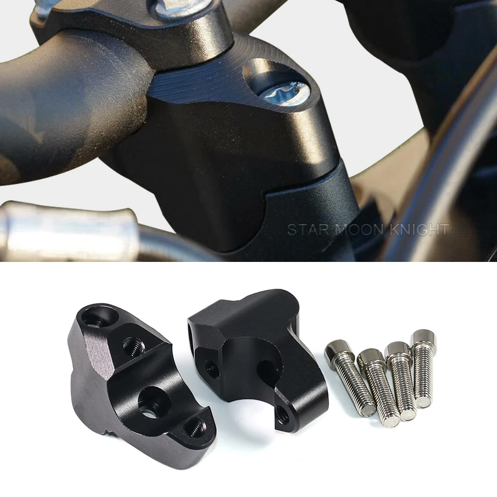 

28mm Handle Bar Riser For Husqvarna Norden 901 Norden901 2022 - Accessories Handlebar Height up Moves Backward Adapter Clamp