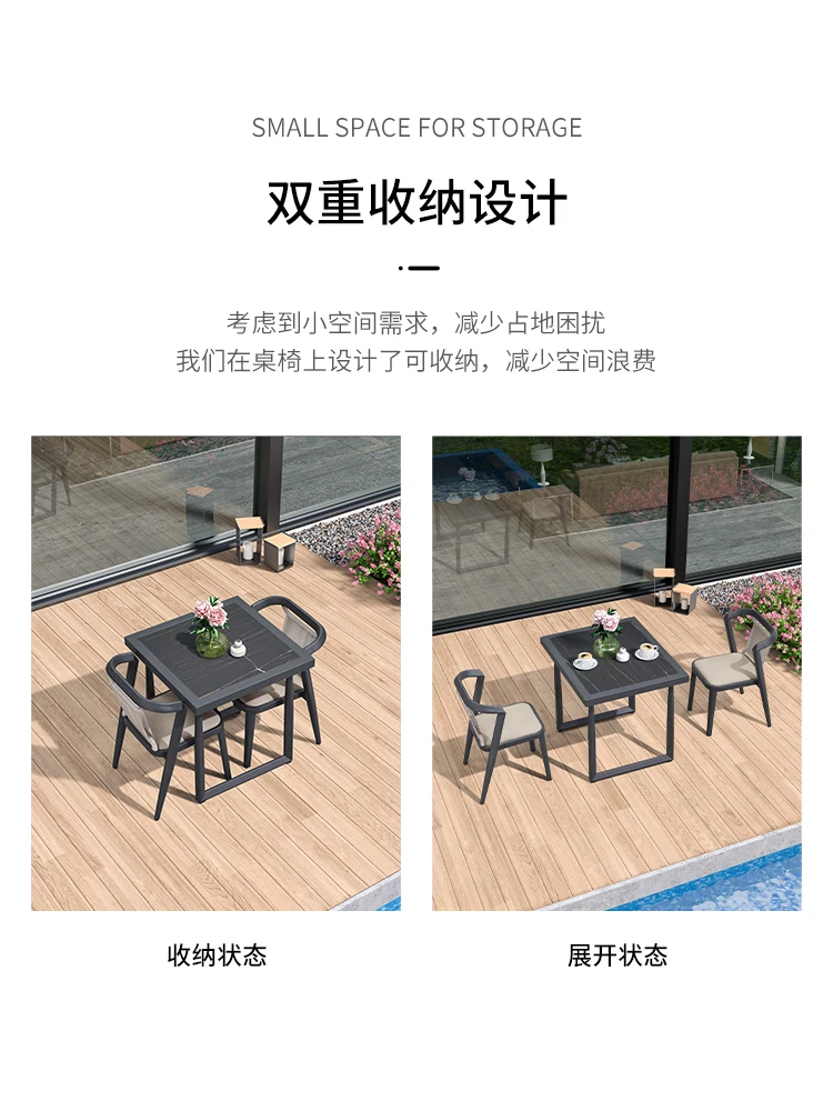 The product can be customized.Courtyard tables and chairs, outdoor tea tables and chairs, terrace gardens, outdoor leisure chair