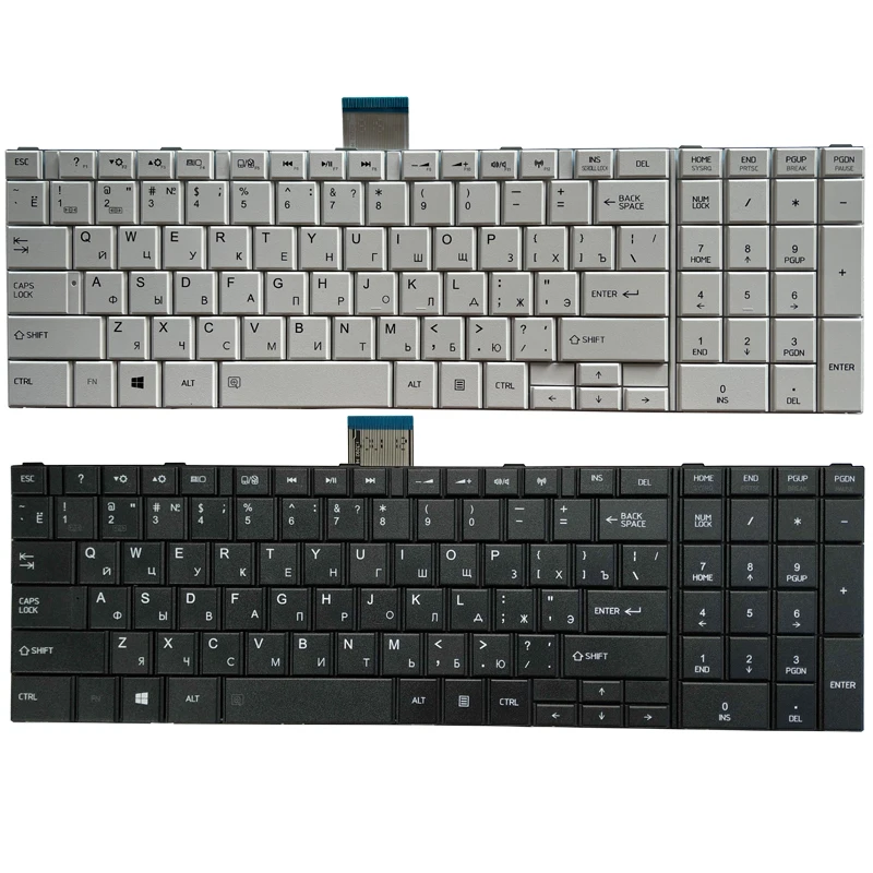 

NEW for Toshiba Satellite C50-A C50-A506 C50D-A C55T-A C55-A C55D-A Russian RU Laptop Keyboard