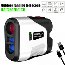 

Golf Rangefinder High-Precision with Slope adjust Flag-Lock with Jolt Vibrate 600/800/100M Laser Distance Meter 거리측정기 Telescope