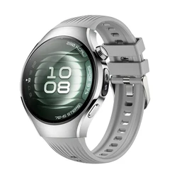 Silicone Sport Strap - Seamless Design for HUAWEI Watch 5 42MM (GRAY)