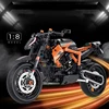 1:8 Motorbike Model Building Blocks Sets Racing Moto Bricks Toys Kids Boys Children Birthday Gifts Adult MOC Technical 579Pcs 2