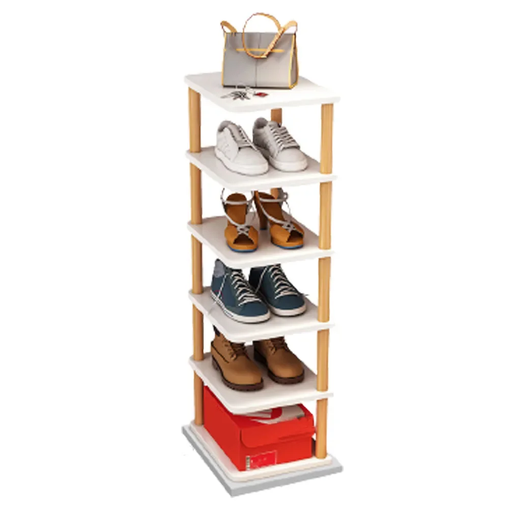 

Civil Furniture Family Shoe Cabinet Simple And Easy Multilayer Shoe Rack Firm Provincial Space Economical Dustproof Vertic
