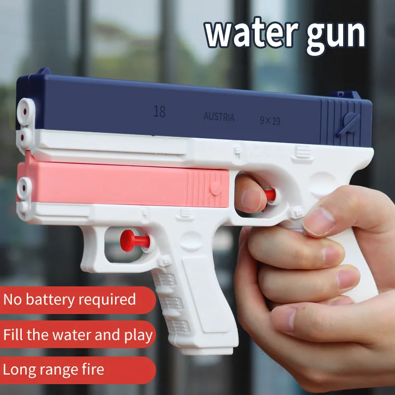 Summer water gun splashing little water gun, children's bathroom bathtub, outdoor spray toy, boys and girls beach drift water gu - Image 5