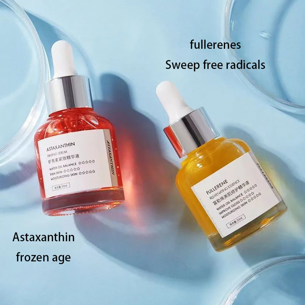 Fullerenes Facial Serum Astaxanthin Firming Antiaging Dilute Fine