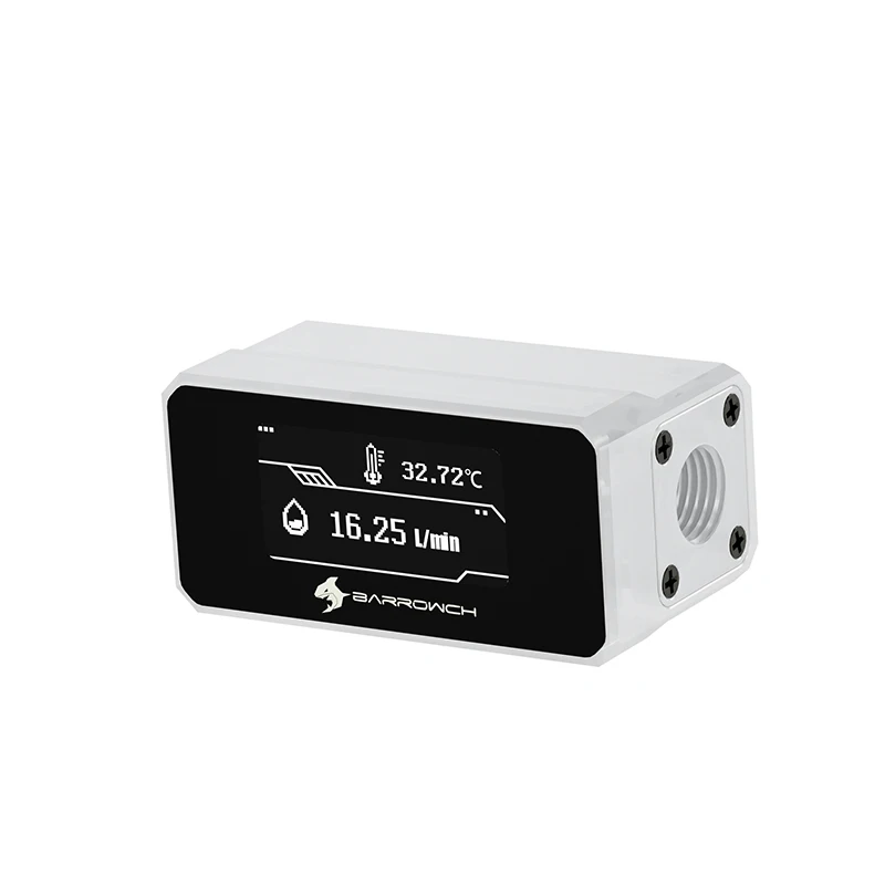 Medidor de Fluxo da Temperatura do Computador de Barrowch Laço Líquido Feito sob Encomenda Construir Medidor de Fluxo Oled Sistema do Monitor do Termômetro Fbft07 - Imagem 4