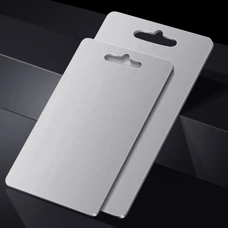 Chopping Board 2mm Thick Titanium Cutting Board Kneading Camping Cookware For Home Kitchen Picnic