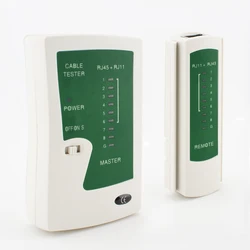 Universal LAN and Telephone Cable Tester for Network and Communication Wires (Green)