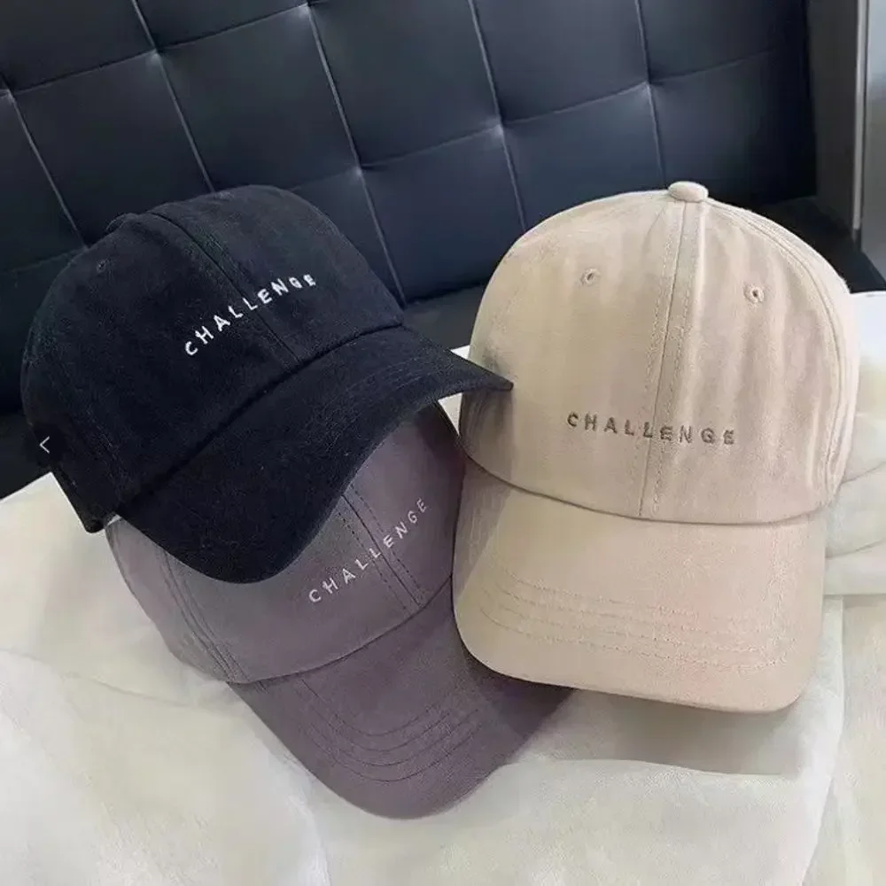 CHALLENGE Baseball Caps for Women Men Spring Summer Letter Embroidery Sun Snapback Visors Cap Casual Hip Hop Dad Hats 야구 모자