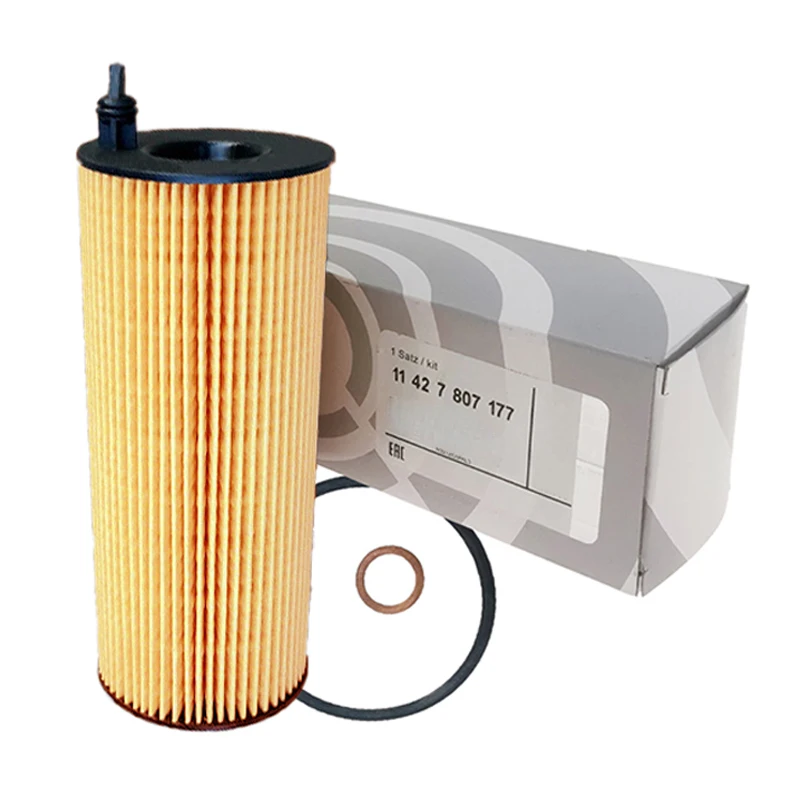 Kit filtro olio auto 11427807177 per BMW E81 E87 E90 E91 E60 E70 E83 E84 F15 120d 320d 520d X1 X3 X5 N47D20 N57 filtri olio motore