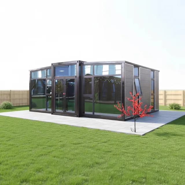 Venta Directa: Casa Prefabricada Expandible de 20 y 40 Pies, Dos Dormitorios, Precio de Casa Prefabricada de Lujo, Casa Portátil