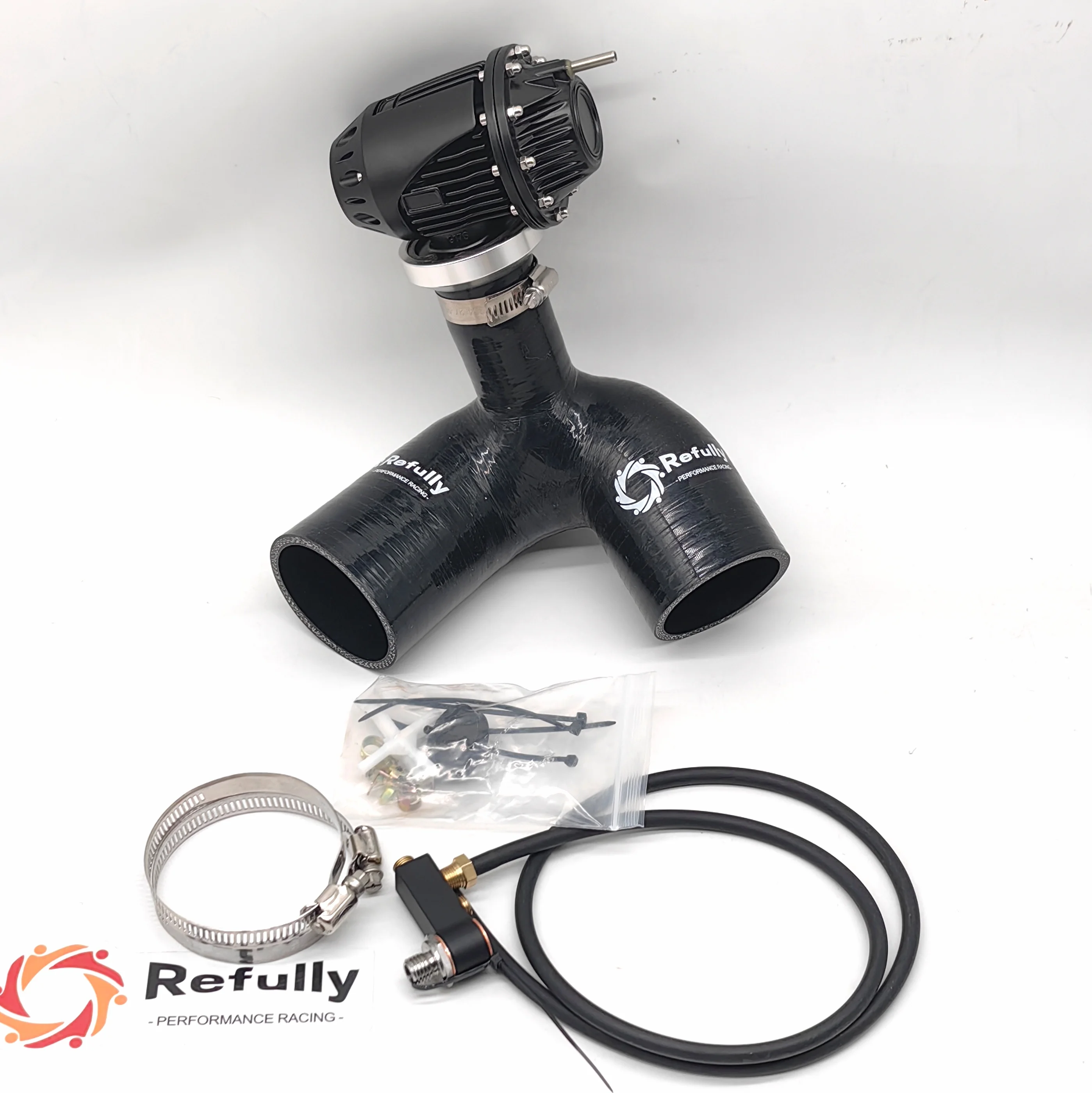 For Yamaha Watercraft 2008+ SVHO/SHO & FZR/FZS/GP1800 Performance Blow-Off Valve Kit With Vacuum Port Adapter