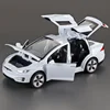 2023 metal 1:32 Tesla MODEL X Alloy Car Model Diecasts & Toy Vehicles Kid Children Christmas Gifts Boy Toy soung and led light 2