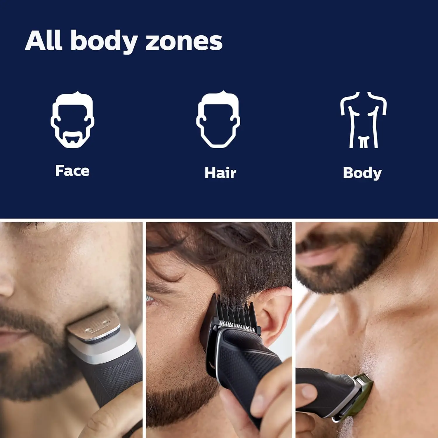 Replacement Guards guide comb for Philips Multigroom all in one trimmer Series 7000 5000 3000 9000