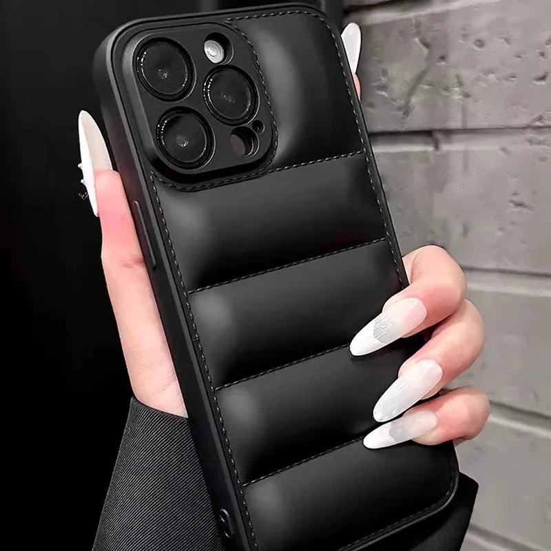 รูปสินค้า เคสซิลิโคนลายแจ็คเก็ตสุดเท่ ป้องกัน iPhone 16 15 14 13 12 11 Pro Max Plus