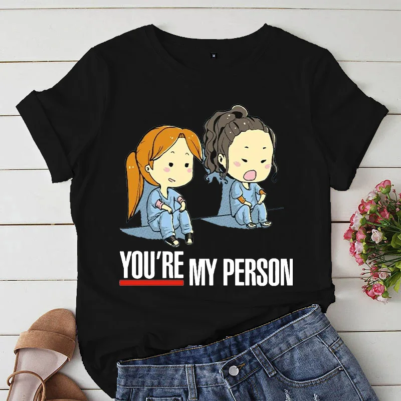 

Футболка женская с принтом в виде анатомии «You Are My Person»