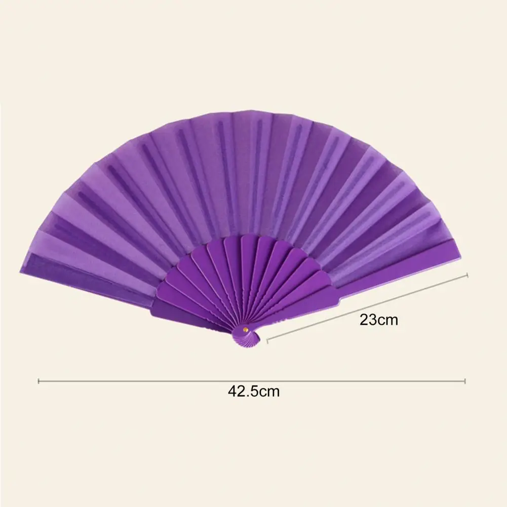 Portable Fan Folding Fan Hand Fan Floral Lace Folding Fan Solid Color Strong Structure Portable Handheld Fan for Weddings Parties Travel Portable Women Fans