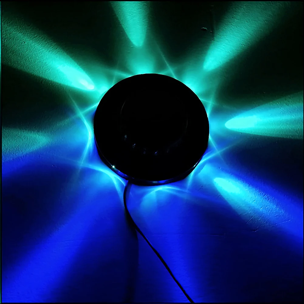 USB RGB 무대 조명, KTV 바 쇼 장식 조명, 스트로브 램프 사운드 활성화, 회전 디스코 조명, 홈 파티 장식, 5W