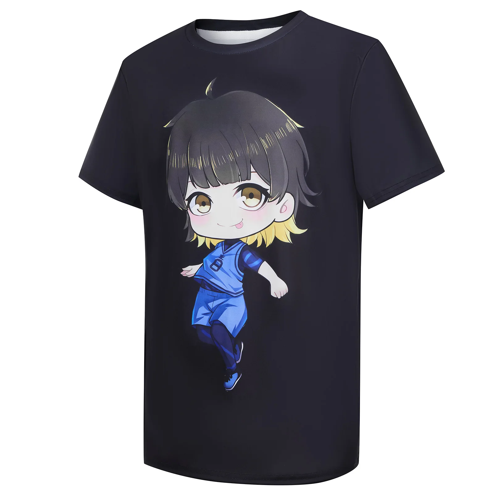 

Anime BLUE LOCK Bachira Cosplay Costume Merch T-shirt Men Women Tee Football Soccer Top keychain Meguru Bachira City Esperion