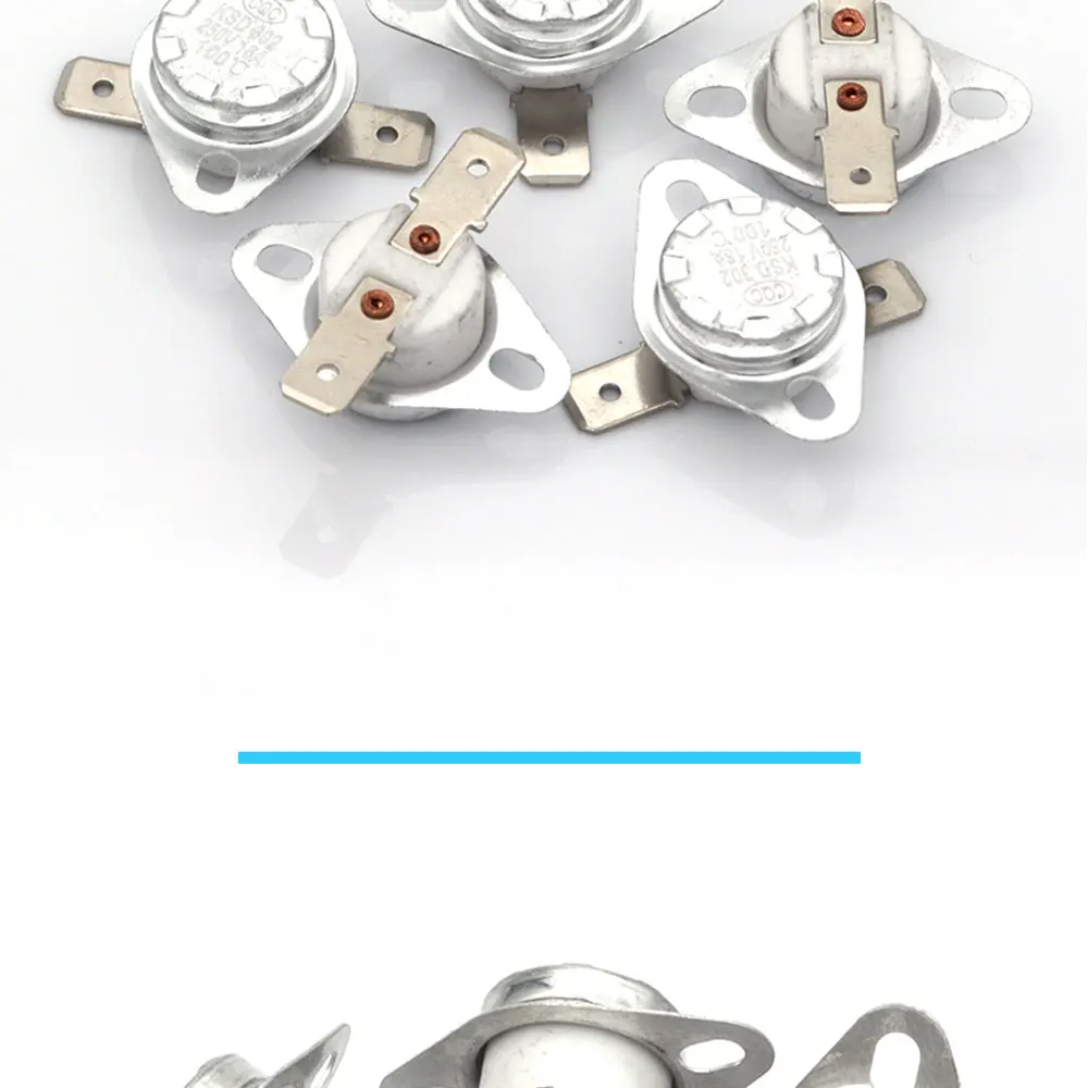 Normaler weise offen ksd302 16a 250v 40-120 Grad Keramik ksd301 normaler weise geschlossener Temperatur schalter Thermostat 45 55 60 65 70 75 80 85 – Detail 6