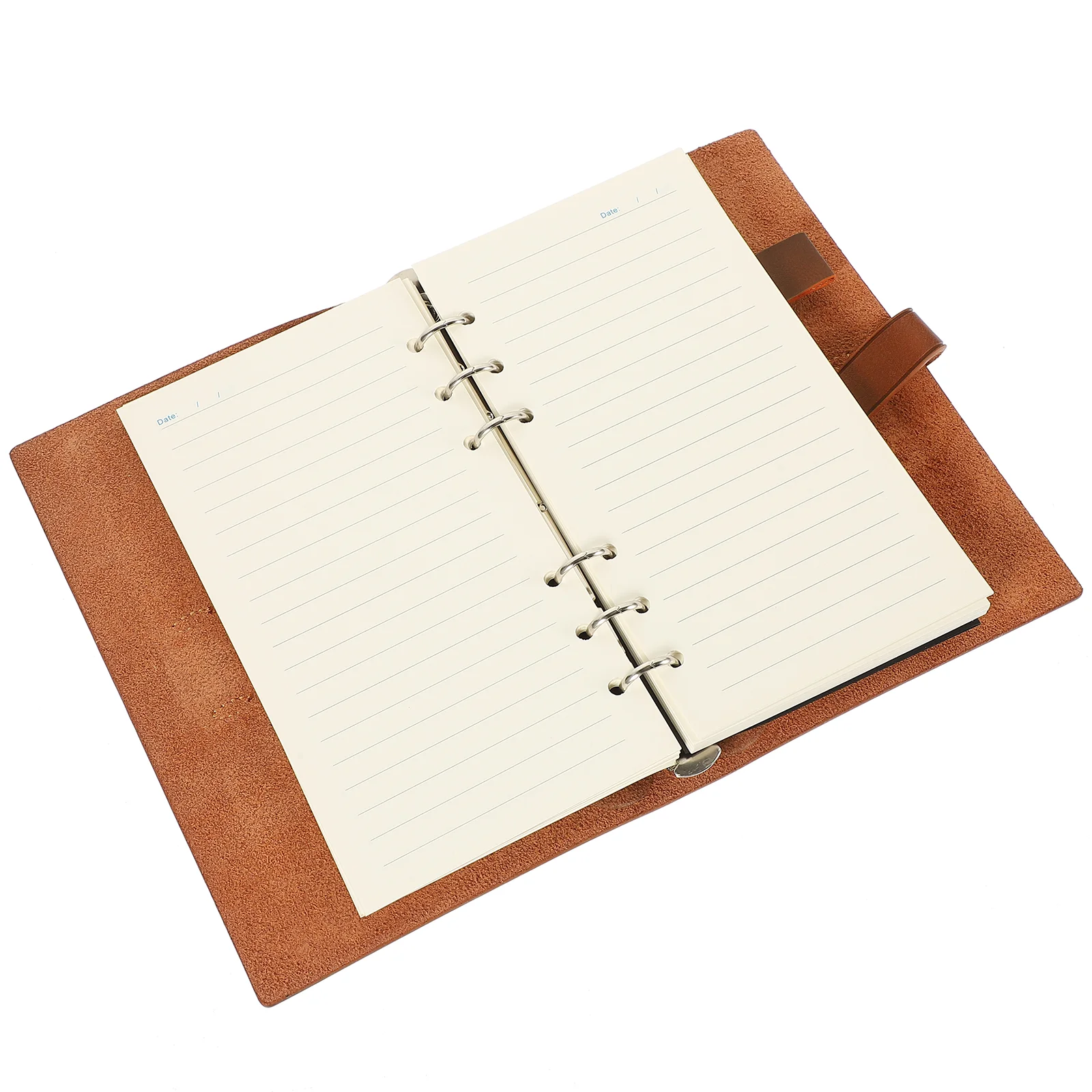 

Loose-leaf Notebook Journal Pocket Sketch Cute Notebooks for Women Retro Travel Daily Plan