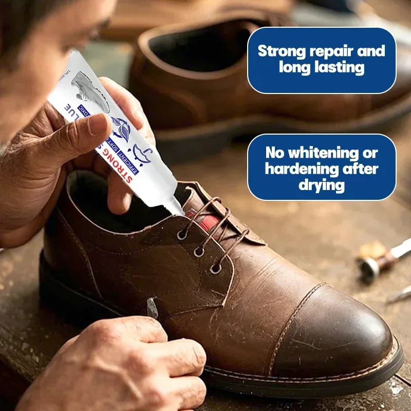 Shoe Glue Strong Universal Waterproof Sealers for Sneakers Boot Leather Fast Repair 1-5PCS