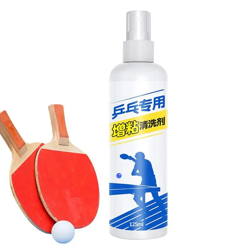 

1 Bottle 125ml Racket Rubber Cleaner Table Tennis Rubber Cleaner Spray Tennis Rackets Paddle Rubber Cleaner Cleaning Agent Spray