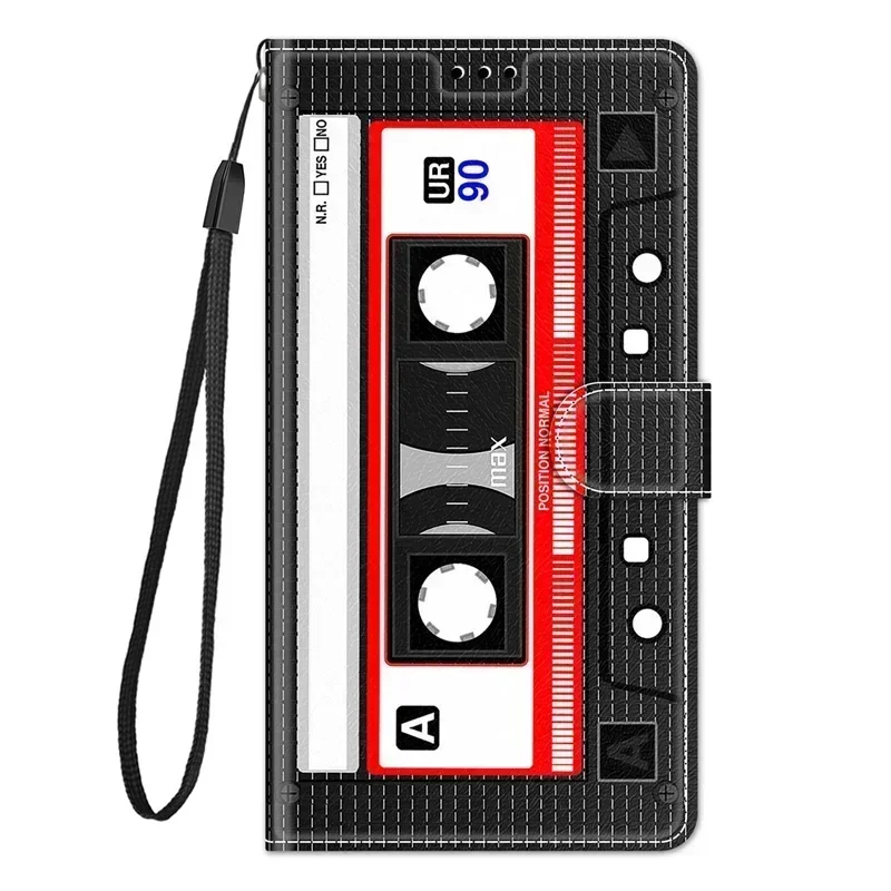 Magnetic Flip Leather Wallet Phone Case with Book Cover