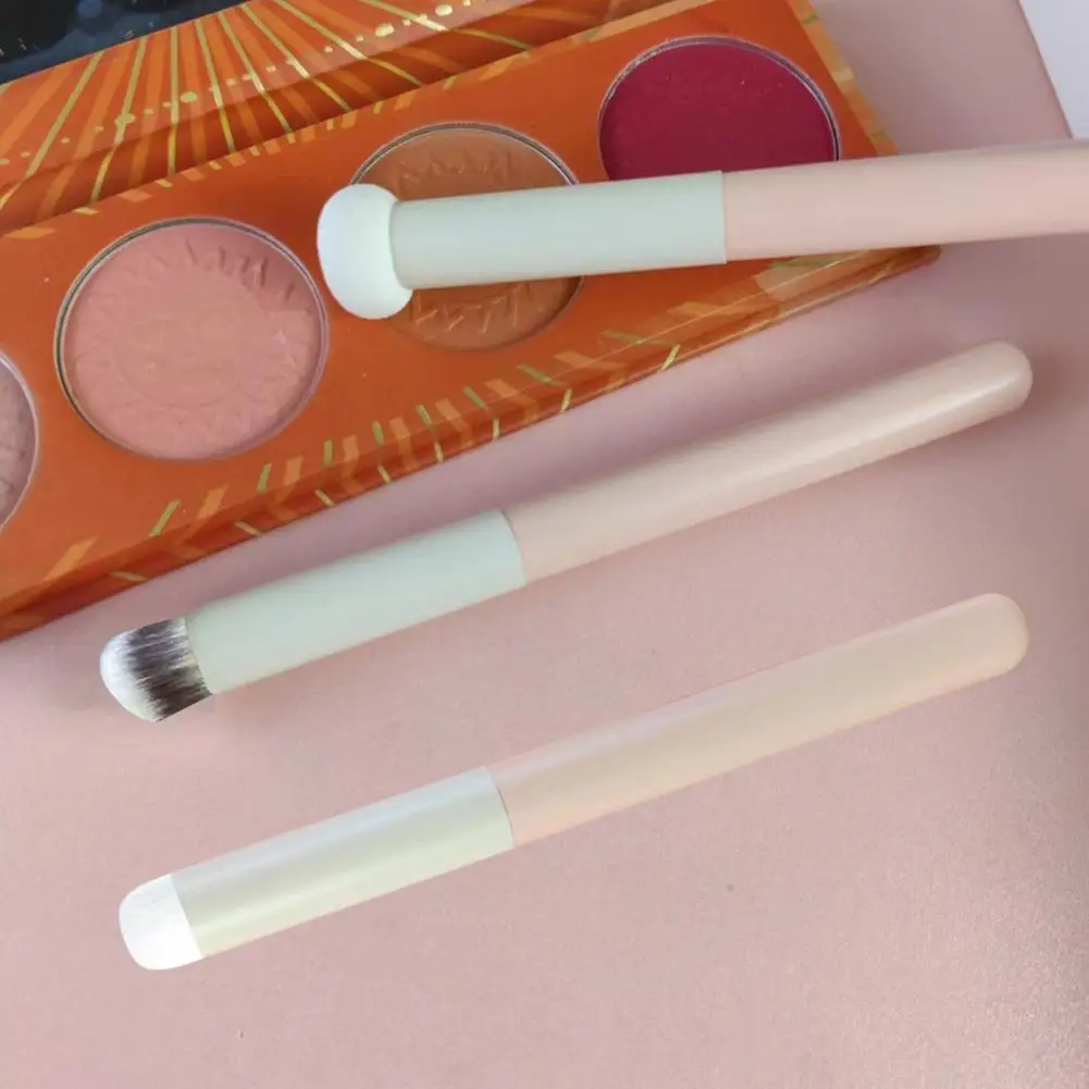 

2Pcs Great Soft Grip Comfortable Make Up Tool Face Foundation Blending Brush Women Supply Foundation Brush Concealer Brush