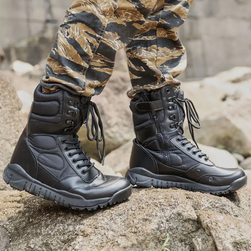 Men Women Outdoor Hiking Ultra Light High Shoes Boot Army Fan Hunting Climbing Military Training Combat Tactical Desert Boots