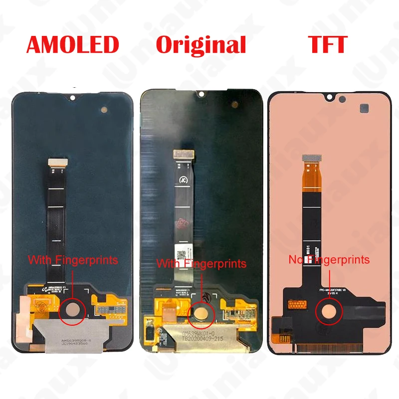 6.39'' Original AMOLED For Xiaomi Mi 9 M1902F1G LCD Display Touch Screen Digitizer Assembly For Xiaomi 9 LCD Screen Replacement