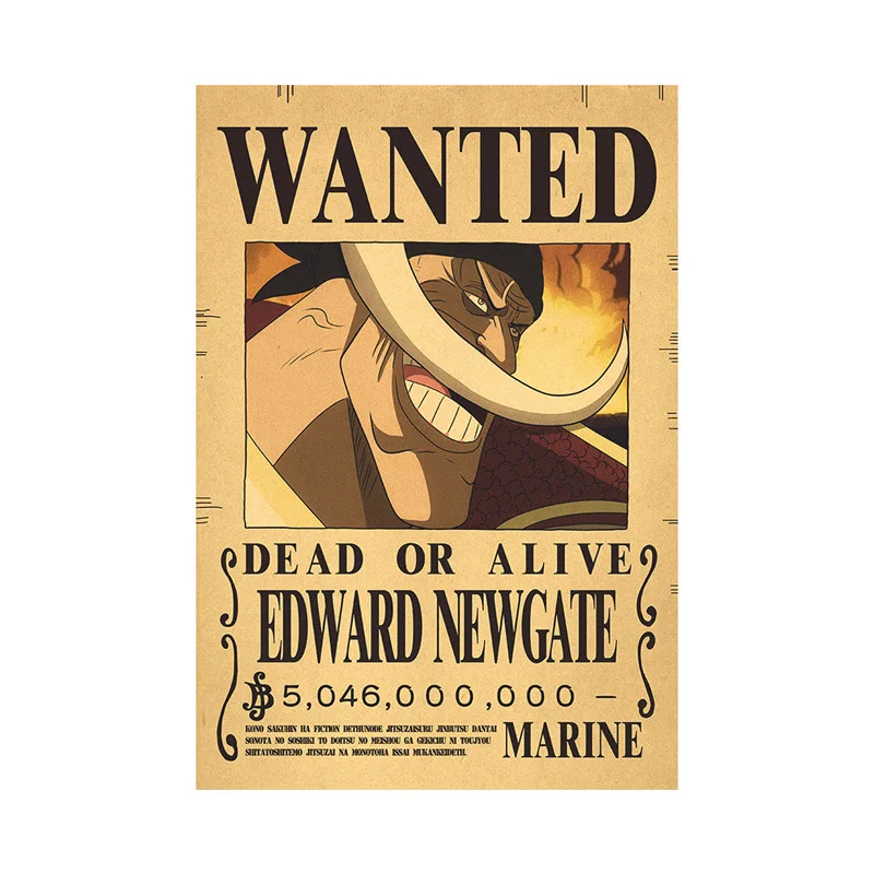 Anime Poster One Piece Posters Luffy Wanted  Luffy 3 Billion Bounty Poster  - Anime - Aliexpress