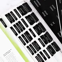 Reposition Laminated Bible Tabs Large Print Stickers Easy to Read and Apply Bible Tabs for Women and Man Black 1