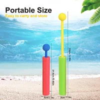 Summer beach water toy straight tube foam pull type high-pressure water gun outdoor water playing color random 2
