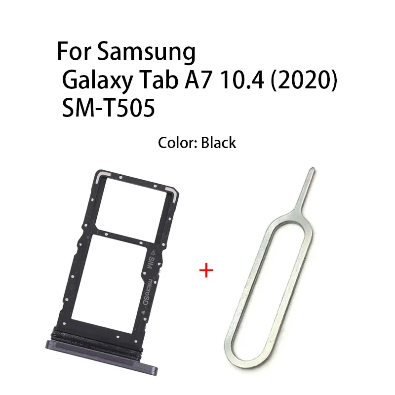 Dual Sim & Micro SD Card Tray Replacement for Samsung Galaxy Tab A7 10.4 (2020)