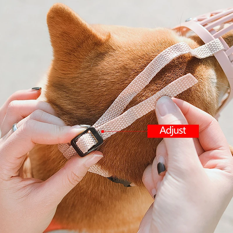 Dog Muzzle Kimpets Breathable Basket Anti Barking Mouth Cover Comfy Soft Silicone Small Medium Large Dog Pet Stop Biting Chewing dog muzzle